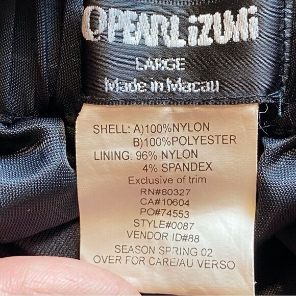 Pearl Izumi Black Nylon Cycling Shorts With Underlying Padded Short Size Large - Picture 3 of 13